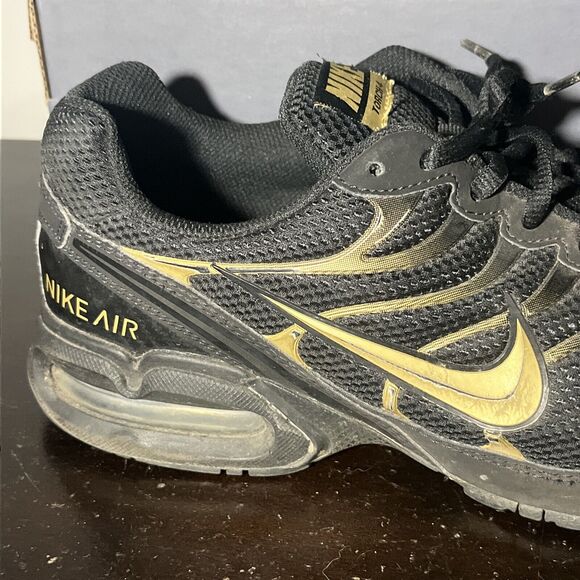 Nike Air Max Torch 4 Mens Size 9.5 Black Metallic Gold Running Shoes CN2159-002 - Picture 2 of 10